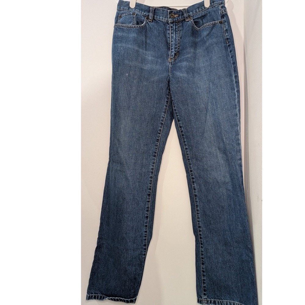 Lauren Jeans Co Premium‎ Women Blue Wash Bootcut Denim Jeans Size 8
